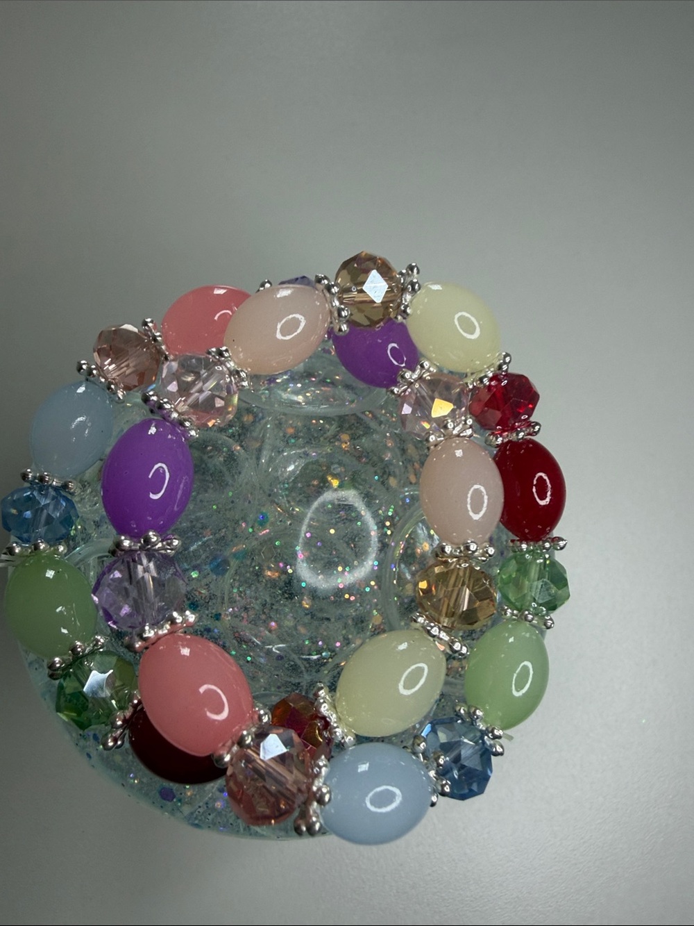 Multicolor Beaded Stretch Bracelet - Women Jewelry